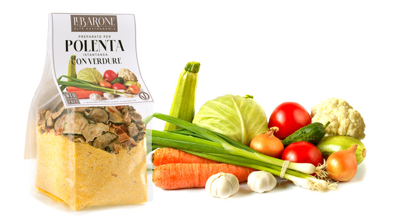 Fior di Maiella srl - LuBarone Polenta con verdure